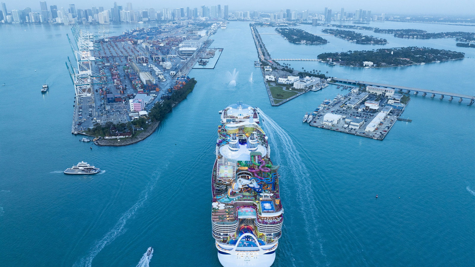 Welcome to Miami: Royal Caribbean’s highly anticipated Icon of the Seas arrives for the first time
