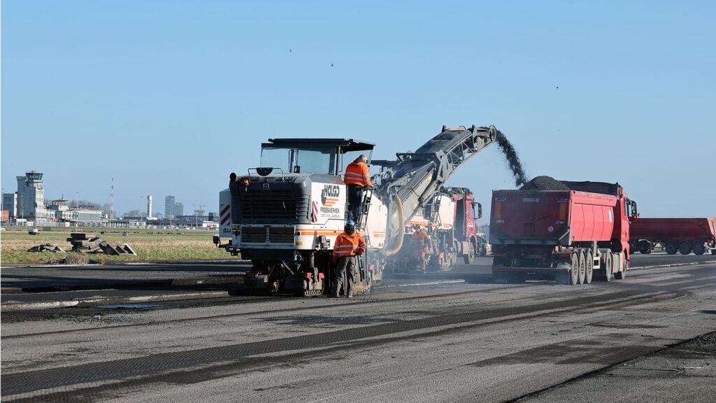 Runway renovation at Ostend-Bruges Airport commences