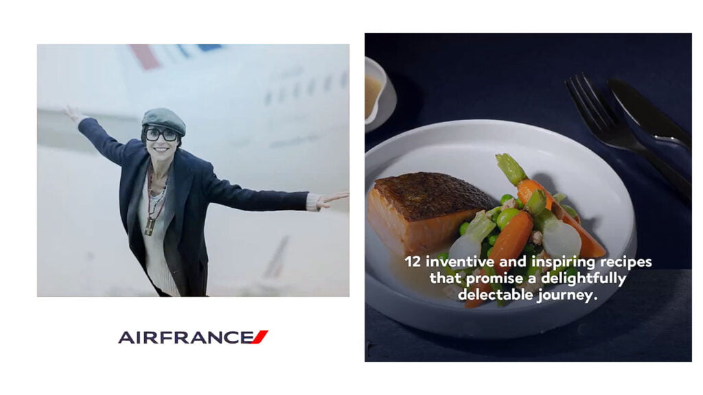 Michelin-starred chef Dominique Crenn signs new La Première and Business menus for Air France on departure from the US