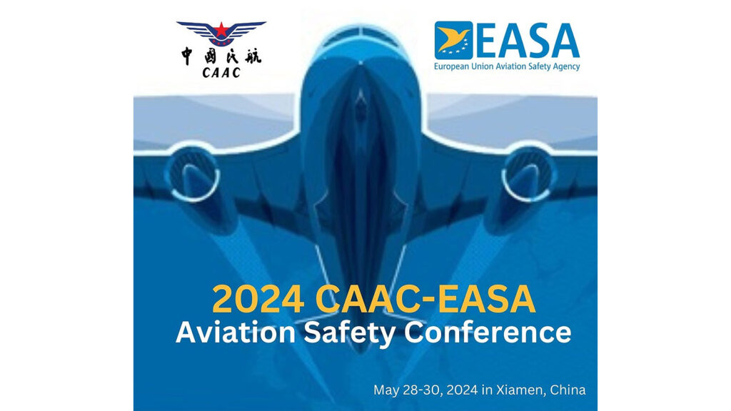 Upcoming 2024 EASA-CAAC Aviation Safety Conference announced