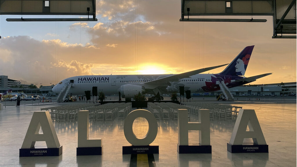 Hawaiian Airlines welcomed Kapuahi, company’s first Boeing 787 Dreamliner