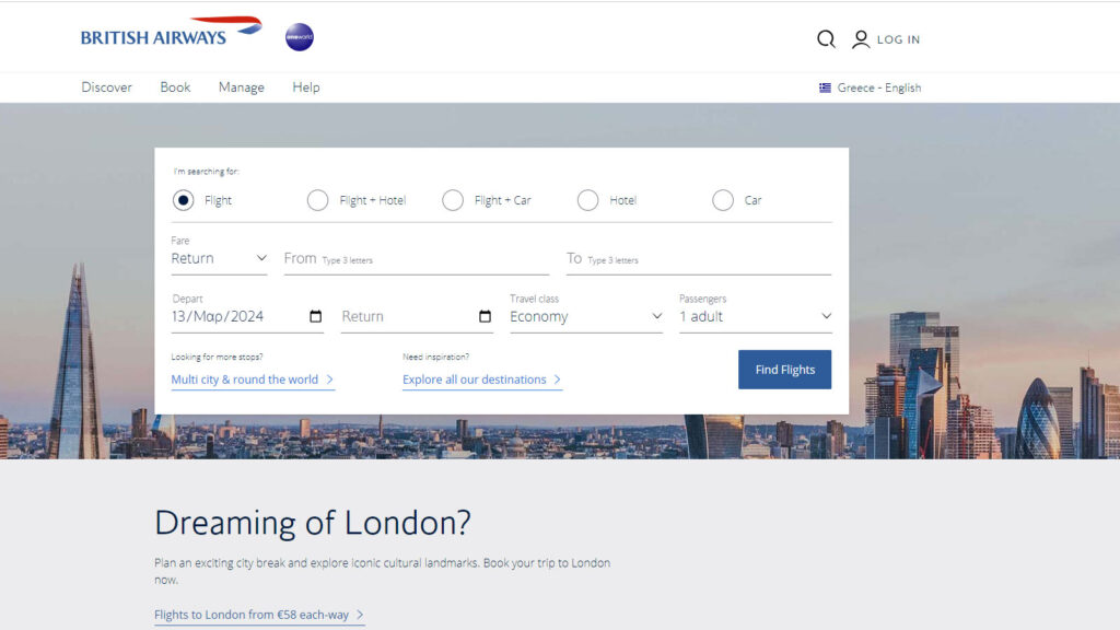 British Airways unveils new website and app as part of its £7b. transformation plan