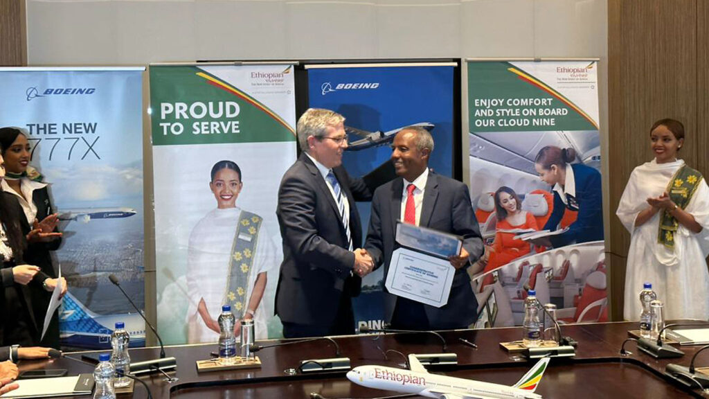Ethiopian Airlines to expand widebody fleet with up to 20 Boeing 777X jets