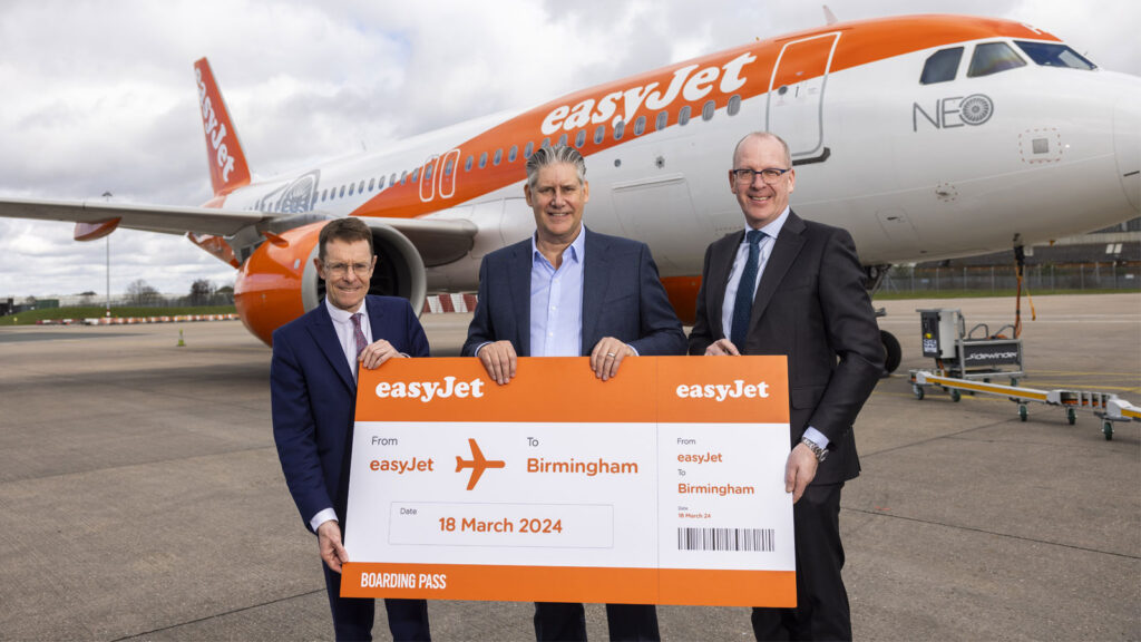 easyJet inaugurates new Birmingham base signalling a new phase of growth with biggest ever UK flights programme this year