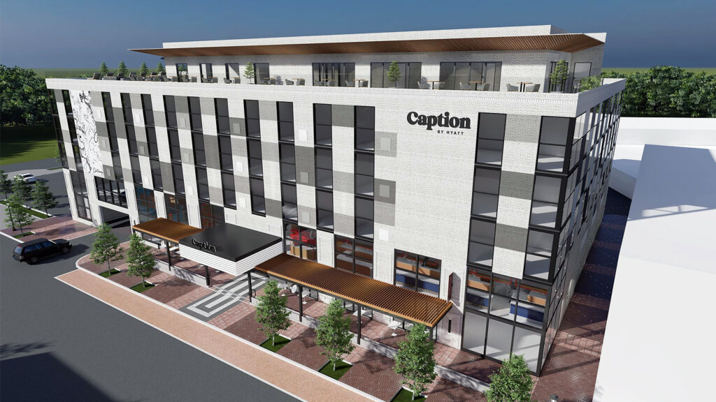 Caption by Hyatt Chattanooga, developed by 3H Group, Inc., breaks ground