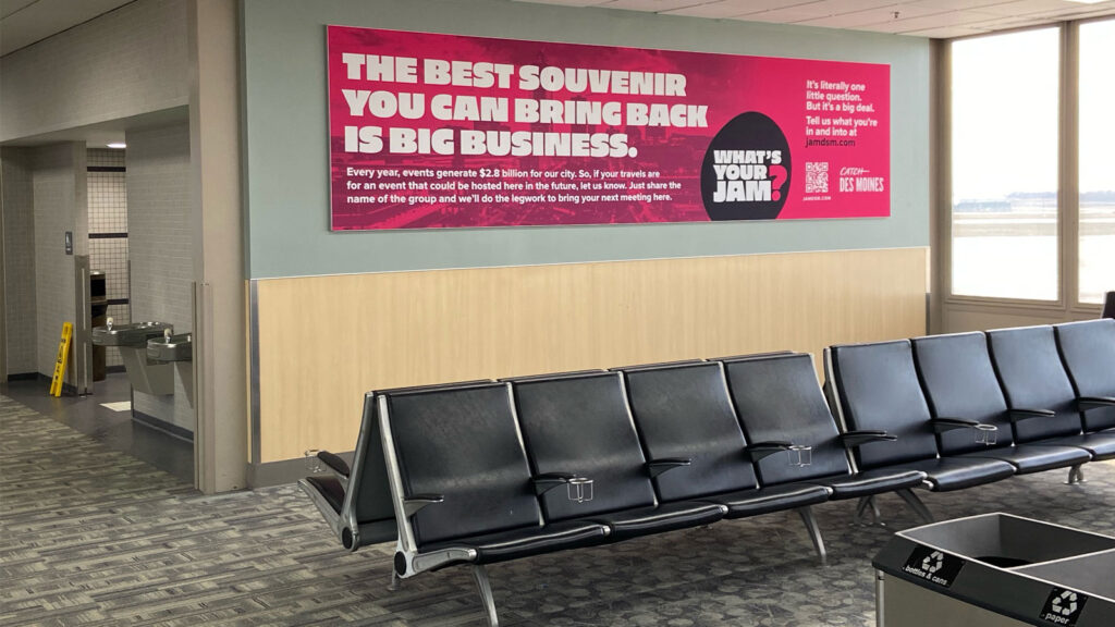 Departure Media Airport Advertising secures exclusive advertising contract at Des Moines International Airport