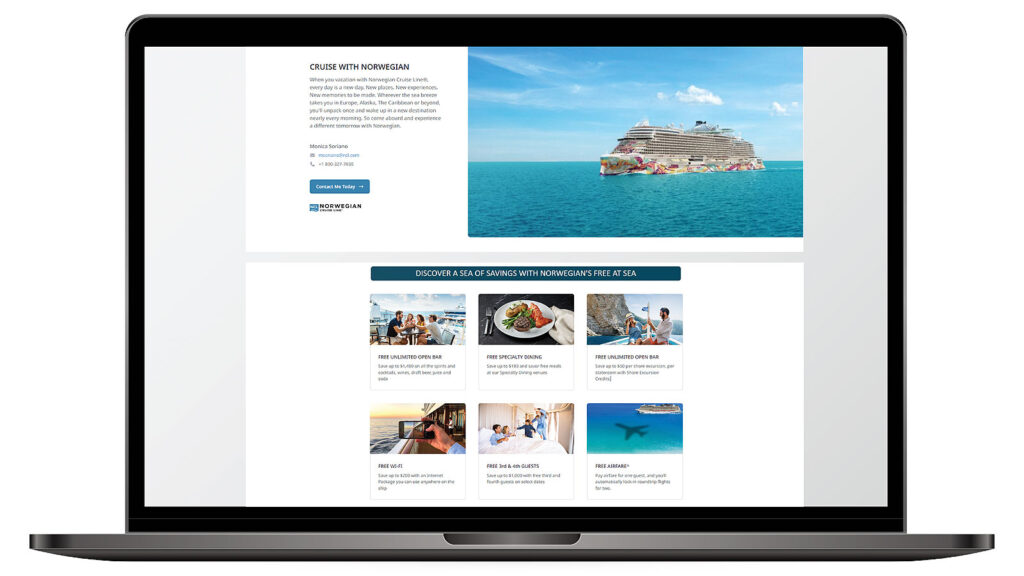 Norwegian Cruise Line announces brand-new marketing solution for travel partners