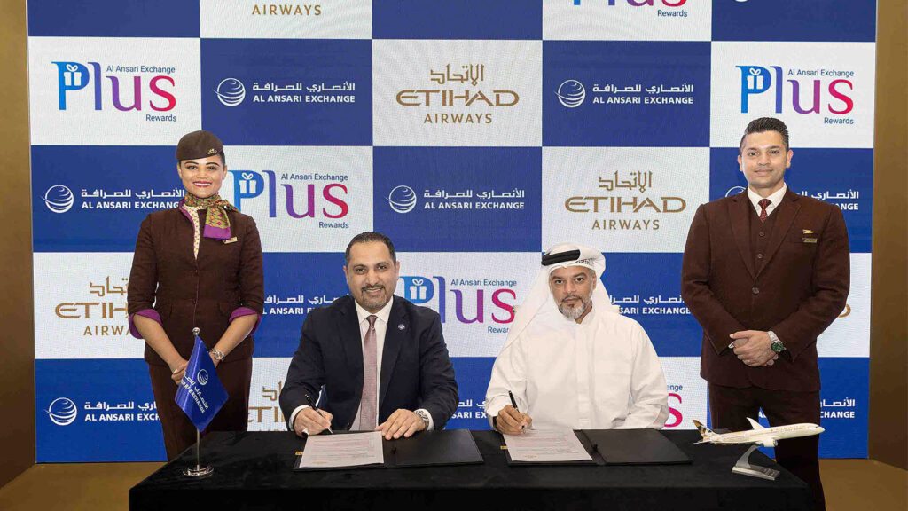 Al Ansari Exchange signs a strategic partnership with Etihad Airways