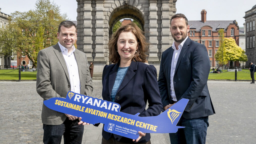 Ryanair extends Trinity College Dublin partnership to 2030