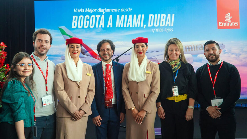 Emirates Airlines arrived in Colombia after years of strategic planning
